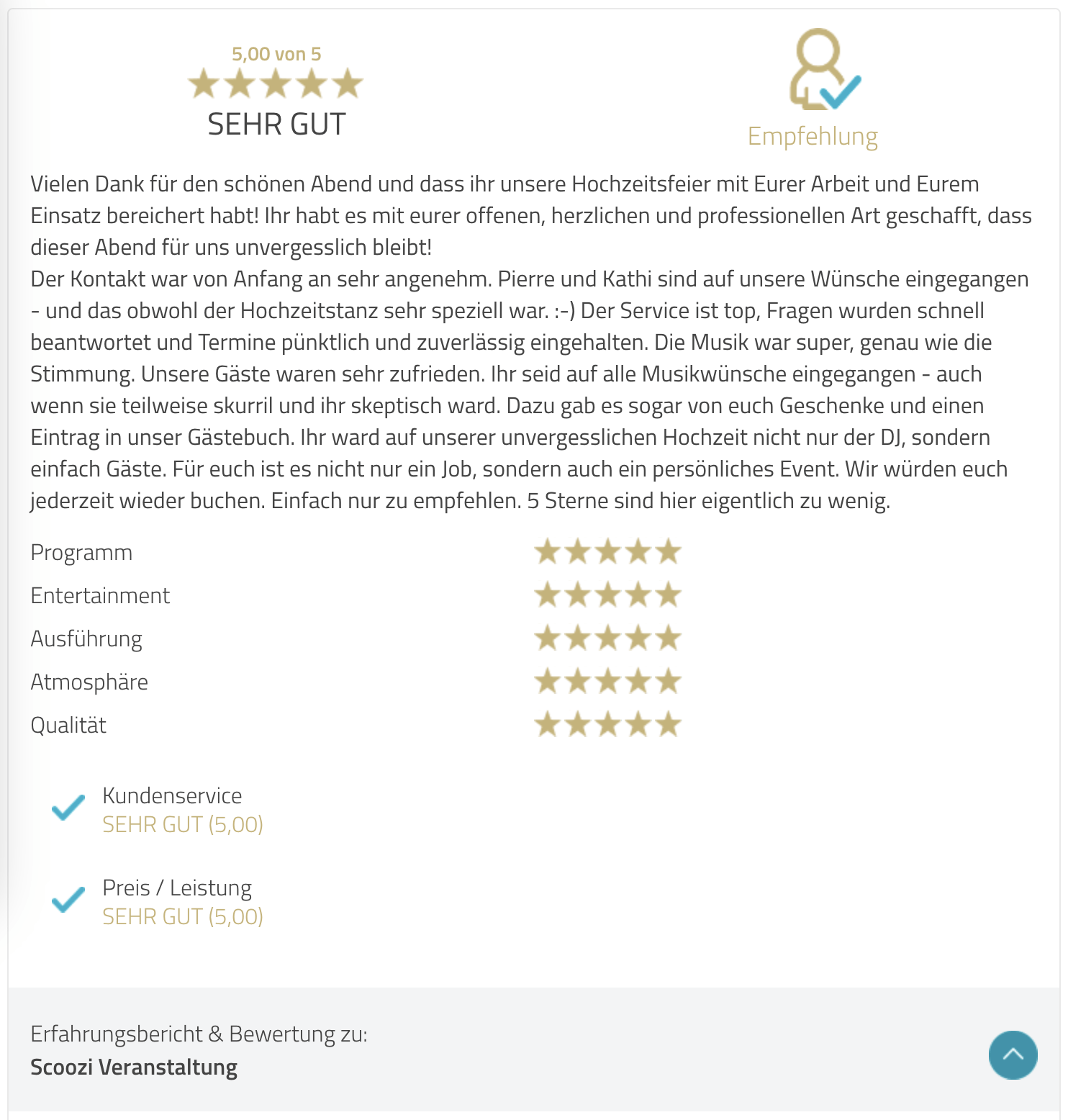 Unvergessliche Event-Atmosphäre: Dein Perfekter Hochzeits-DJ aus Remscheid für Einzigartige Momente 24 DJScoozi de Testimonial 2024 12 18 um 03.38.08